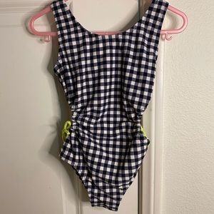 Black and gray kids bathing suit